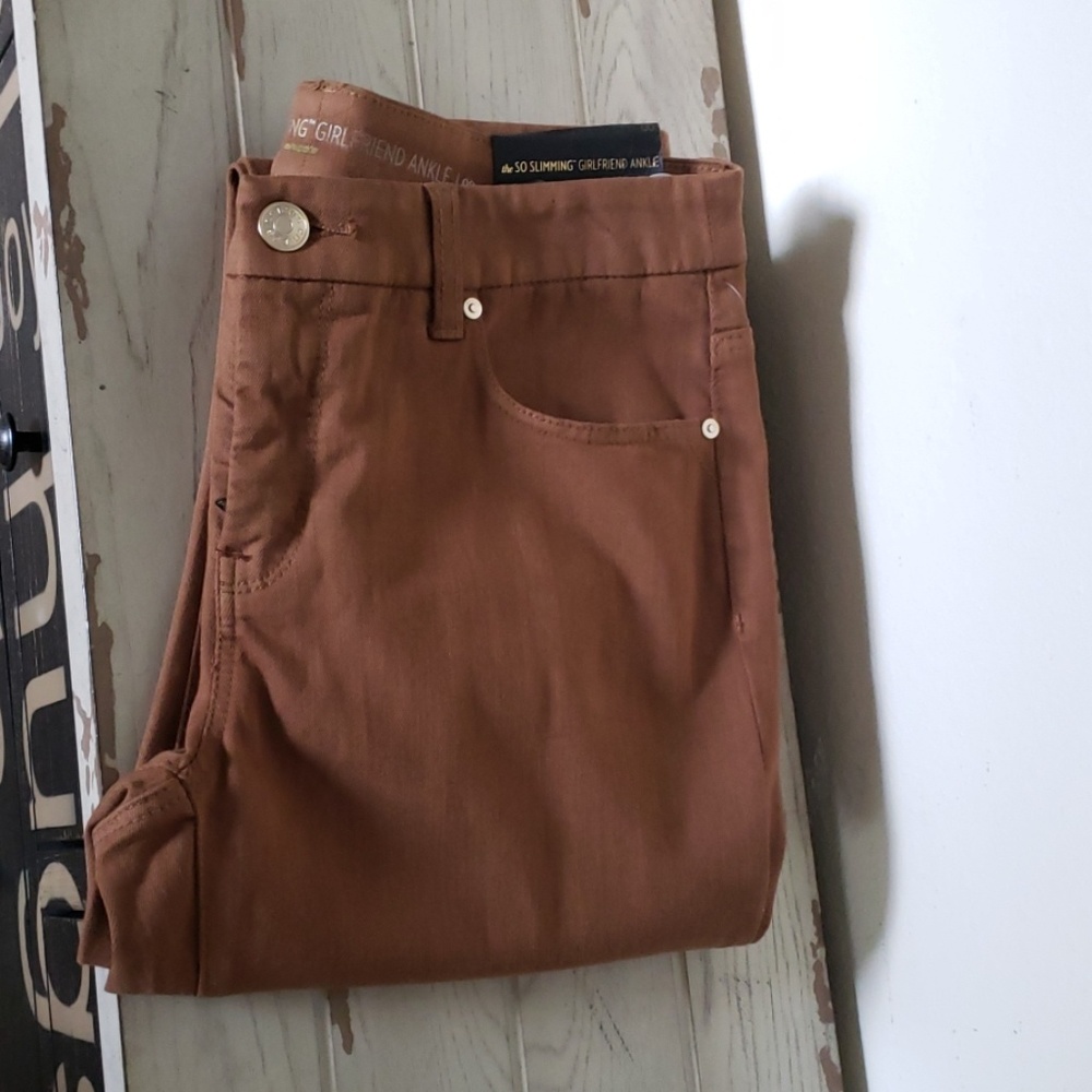 Chico's ankle length girlfriend jeans.